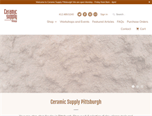 Tablet Screenshot of ceramicsupplypittsburgh.com